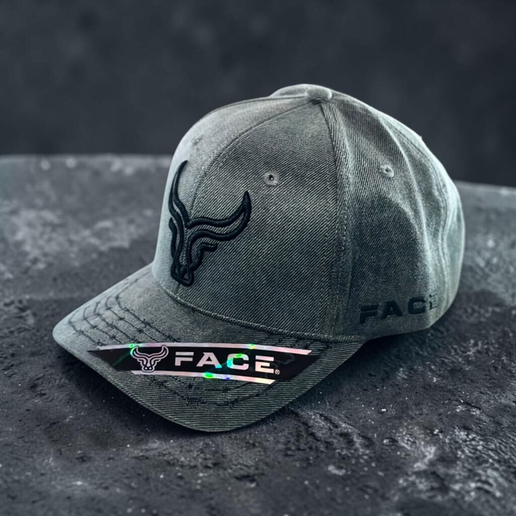 Gorra Face Clásica Gris Mate
